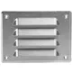 Kratka wentylacyjna metalowa prostokątna 140 x 105 mm stal nierdzewna - MR14105i
