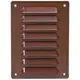 Kratka wentylacyjna metalowa prostokątna 140 x 190 mm brązowa - MR1419B