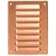 Kratka wentylacyjna metalowa prostokątna 140 x 190 mm miedź - MR1419Cu