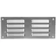 Kratka wentylacyjna metalowa prostokątna 260 x 105 mm aluminiowa - MR26105Al