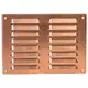 Kratka wentylacyjna metalowa prostokątna 260 x 190 mm miedź - MR2619Cu