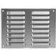 Kratka wentylacyjna metalowa prostokątna 260 x 190 mm stal nierdzewna - MR2619i