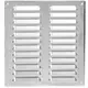 Kratka wentylacyjna metalowa prostokątna 260 x 280 mm aluminiowa - MR2628Al