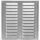 Kratka wentylacyjna metalowa prostokątna 260 x 280 mm sinc - MR2628Zn