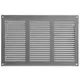 Kratka metalowa 300x200mm szara - MR3020P