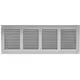 Kratka metalowa 400x150mm szara - MR4015P