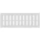 Kratka metalowa regulowana 400x150mm biała - MR4015R
