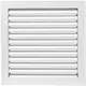 Kratka metalowa przemysłowa 300x300mm biała - MRF3030