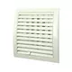 Kratka ścienna regulowana 190x190 średnica: 150 biała ND15R