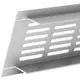 Listwa przypodłogowa aluminiowa - srebrna L=300mm x H=40mm -RA430S