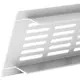 Listwa przypodłogowa aluminiowa - biała L=500mm x H=40mm -RA450