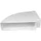 Łuk prostokątny plastikowy poziomy 90° 220 x 55 mm - KLH25-90