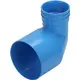 Wavin Ventiza końcówka 90 stopnie PVC okrągła 125x80x50 mm M/M