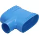 Wavin Ventiza T-stuk PVC owalny 195x80 mm M/M/M