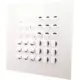 Wielodyszowy nawiewnik sufitowy 596x596 mm - MN36 RAL9016