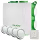 DucoBox Silent 2.0 400 m³/h + sterowanie RF + 4 zawory - wtyczka bezpieczeństwa