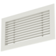 Kratka aluminiowa - ze sprężynami ciernymi - 300x100 mm - RAL 9010