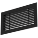 Kratka aluminiowa - ze sprężynami ciernymi - 400x150 mm - RAL 9005