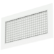 Aluminiowa kratka ścienna ze stałą kratką - ze sprężynami ciernymi - 300x100 mm - RAL 9016