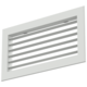 Aluminiowa pojedyncza regulowana kratka ścienna - ze sprężynami ciernymi - 400x150 mm - RAL 9016