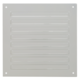 Kratka zewnętrzna kwadratowa 150x150mm aluminiowa - RAL9010