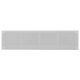 Kratka ścienna 300x100mm aluminium - RAL9016