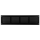 Nawiewnik ścienny 400x100mm aluminium - RAL9005 30% połysk