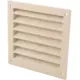 Aluminiowa zewnętrzna kratka ścienna 100x100 mm - RAL 1015