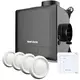 Vent-Axia Multihome AEP advance Pakiet 368 m³/h Bluetooth + czujnik wilgotności + bateria sterująca RFT + 4 zawory - wtyczka euro