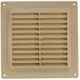Kratka wentylacyjna plastikowa kwadratowa 150x150 mm beżowa - VR1515Y
