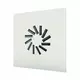 Regulowany kwadratowy nawiewnik wirowy 600 x 600 z 12 łopatkami – kolor mieszany RAL 9010