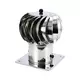 Wiatrowy wentylator dachowy Cowl 150 mm ze stali nierdzewnej wraz z płytą dachową - 65 m3/h