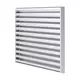 Żaluzja zewnętrzna 300x300 z aluminium ze stałymi lamelami
