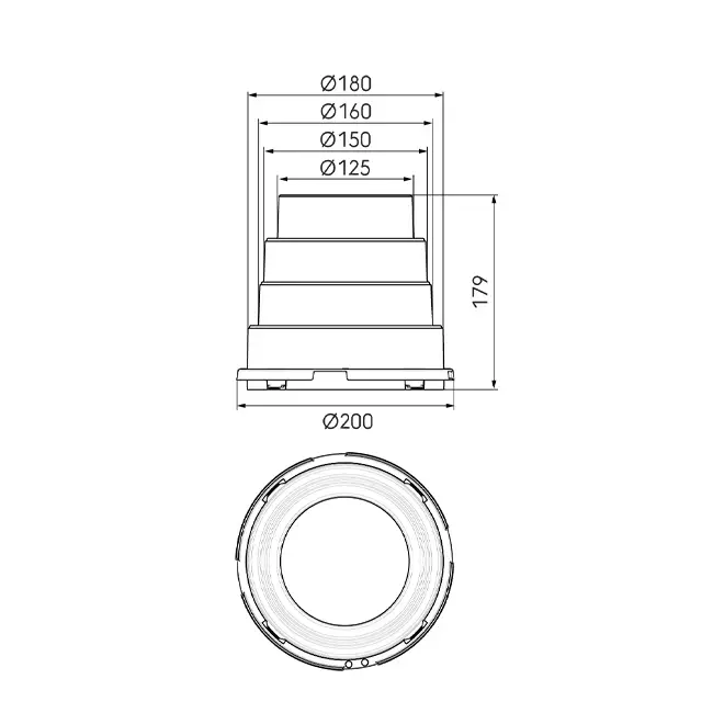 Ubbink Air Excellent DBOX adapter wielokrotny 125-150-160-180