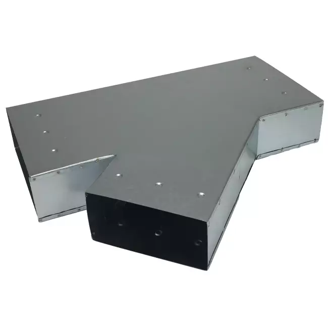 Trójnik 45 stopni 220x80 mm - 170x80 mm do kanałów wentylacyjnych