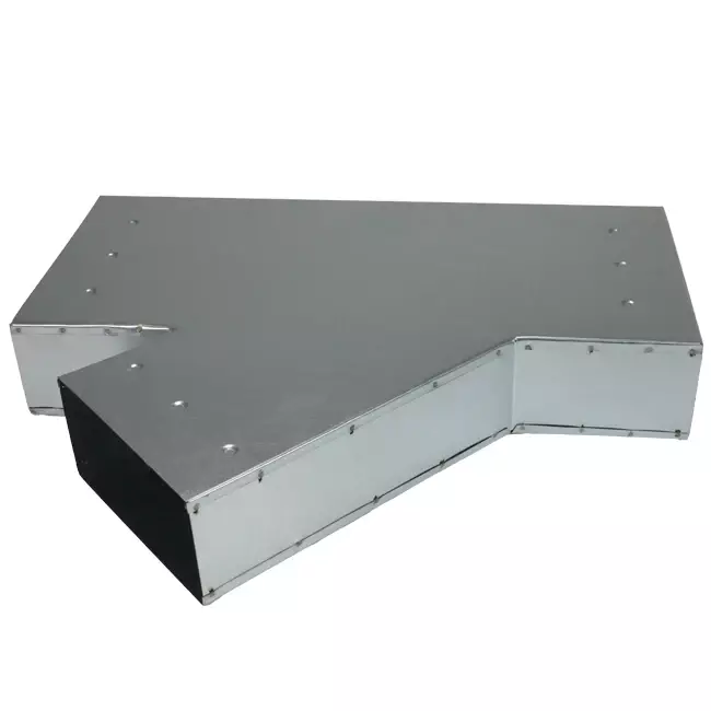 Trójnik 45 stopni 220x80 mm - 170x80 mm do kanałów wentylacyjnych