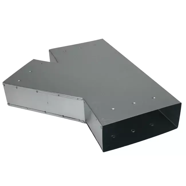 Trójnik 45 stopni 220x80 mm - 170x80 mm do kanałów wentylacyjnych