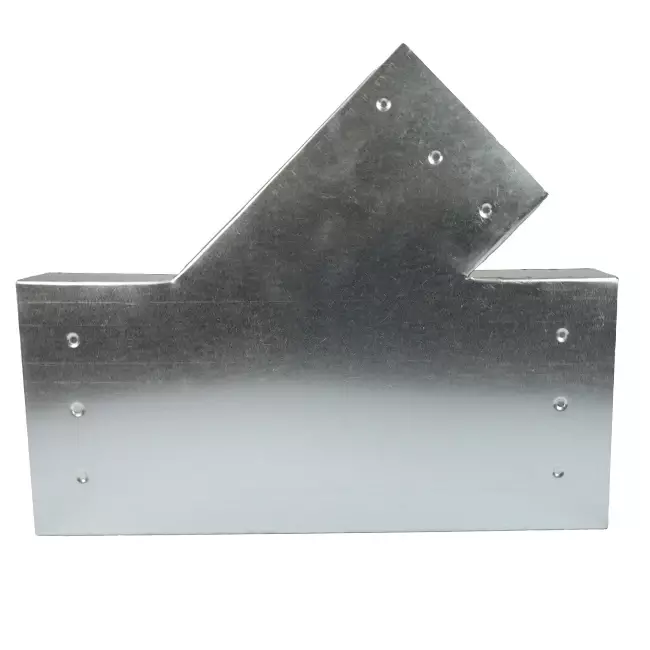 Trójnik 45 stopni 220x80 mm - 170x80 mm do kanałów wentylacyjnych