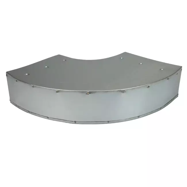 Kolanko 90 stopni 170x80 mm poziome do przewodów