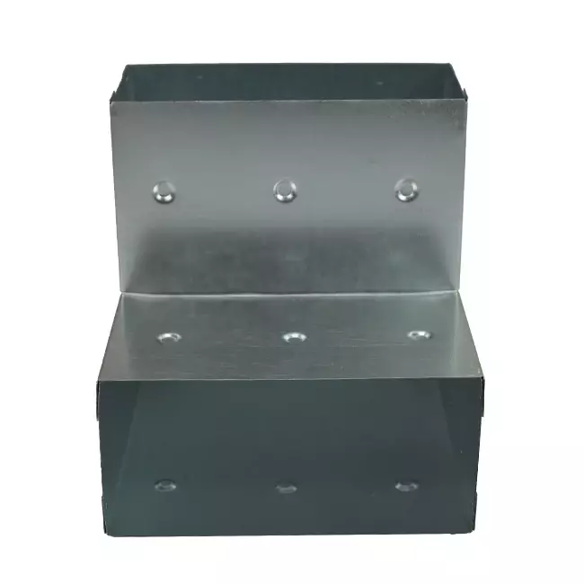 Gięcie 90 stopni 170x80 mm w pionie dla kanału wylewowego