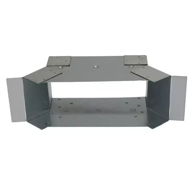 Przyłącze boczne 170x80 mm dla rury spalinowej