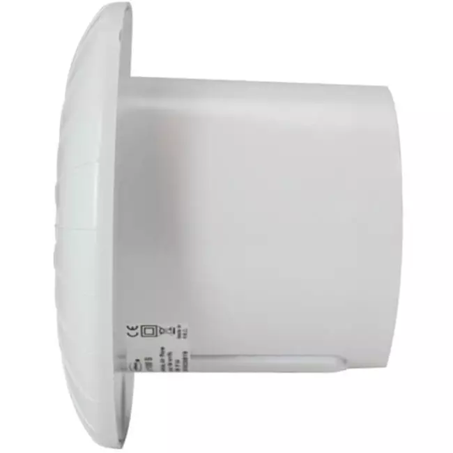 Wentylator łazienkowy okrągły - czujnik wilgoci i timer - Ø 100 mm - aRid 100 BB HS