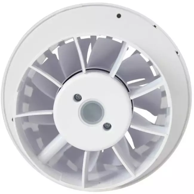 Wentylator łazienkowy okrągły biały - czujnik wilgotności i timer - Ø 120 mm - aRid 120 BB HS