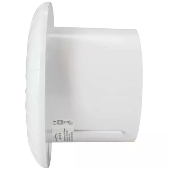 Wentylator łazienkowy okrągły biały - czujnik wilgotności i timer - Ø 120 mm - aRid 120 BB HS