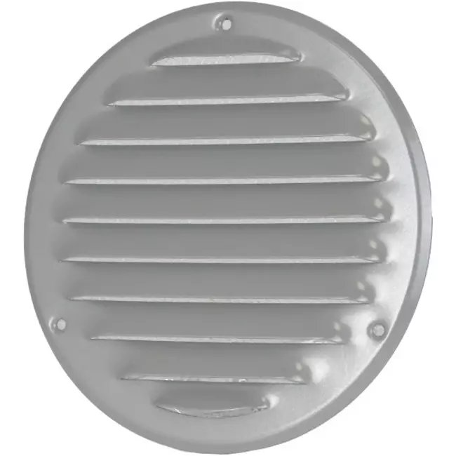 Kratka wentylacyjna metalowa okrągła Ø160 mm szara - MR160P
