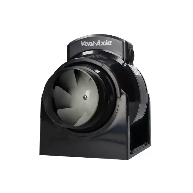 Wentylator rurowy Vent-Axia 100 mm o przepływie mieszanym z wyłącznikiem czasowym - Lineair 100T