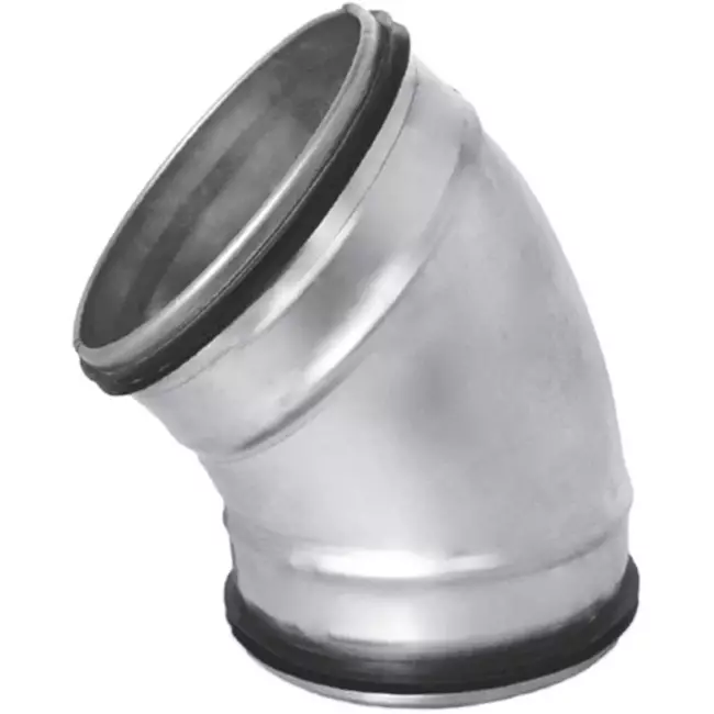 Kolano spiralne okrągłe 45° Ø 125 mm do przewodu spiralnego