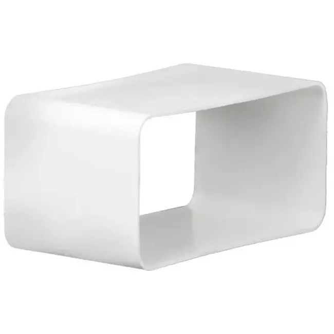 Plastikowa złączka mufowa prostokątna 110x55 mm - KSF