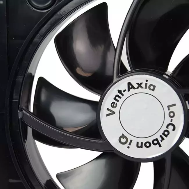 Łazienkowy wentylator wyciągowy Vent-Axia Lo-Carbon iQ Fresh Intellivent CZARNY Ø100 - 125 mm