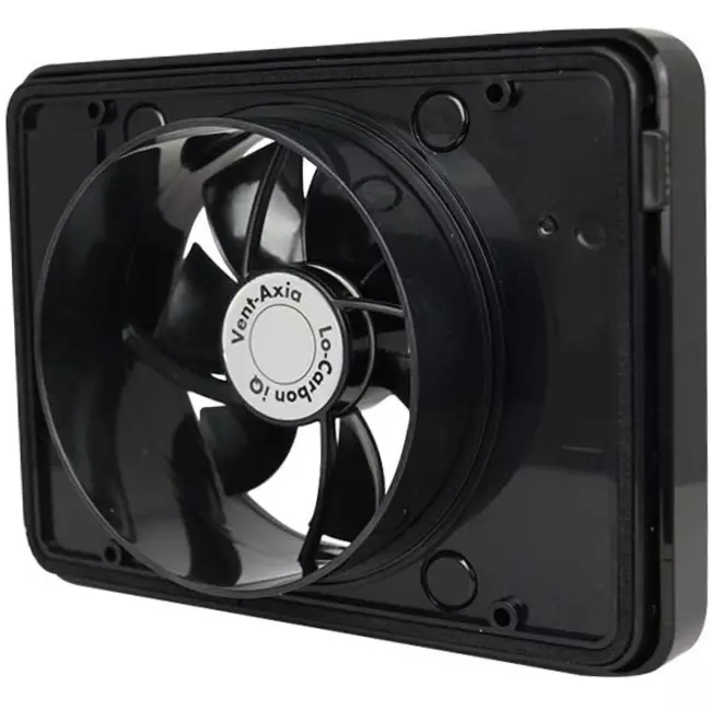 Łazienkowy wentylator wyciągowy Vent-Axia Lo-Carbon iQ Fresh Intellivent CZARNY Ø100 - 125 mm